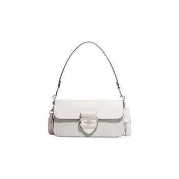 COACH Morgan Canvas With Leather God Of Wine Bag, Handbag, Shoulder Bag Women's
