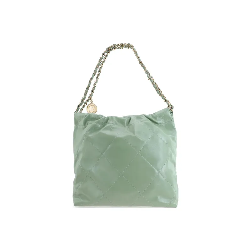 CHANEL 22Bag Bright Calfskin Tote Bag, Shopping Bag, Handbag, Shoulder Bag Trumpets Women's Green-2
