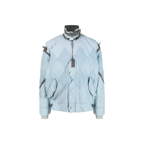 Sacai Jackets Men Light Blue