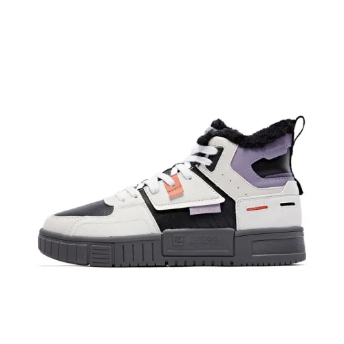 QIAODAN Non slip Lightweight jacket Top Skateboard Shoes Women's Black White Purple