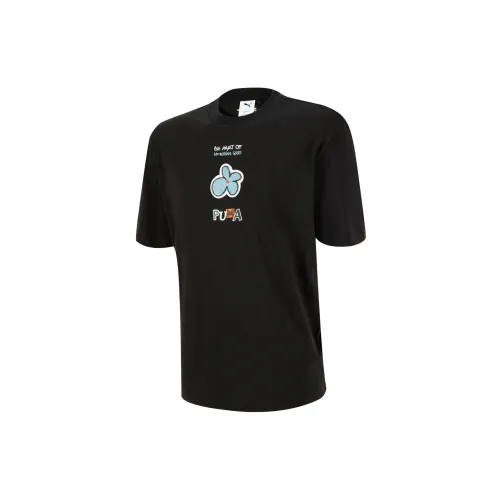 PUMA T-Shirts Unisex Black