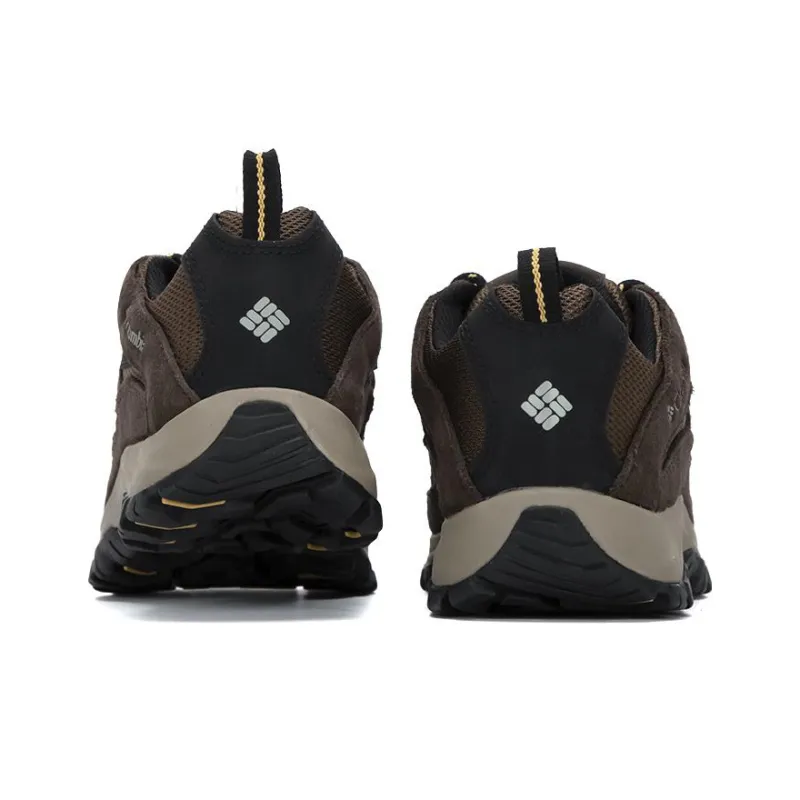 Columbia Crestwood Anti Slip Wear Resistant Low Top Outdoor Shoes Men's Brown Black-3