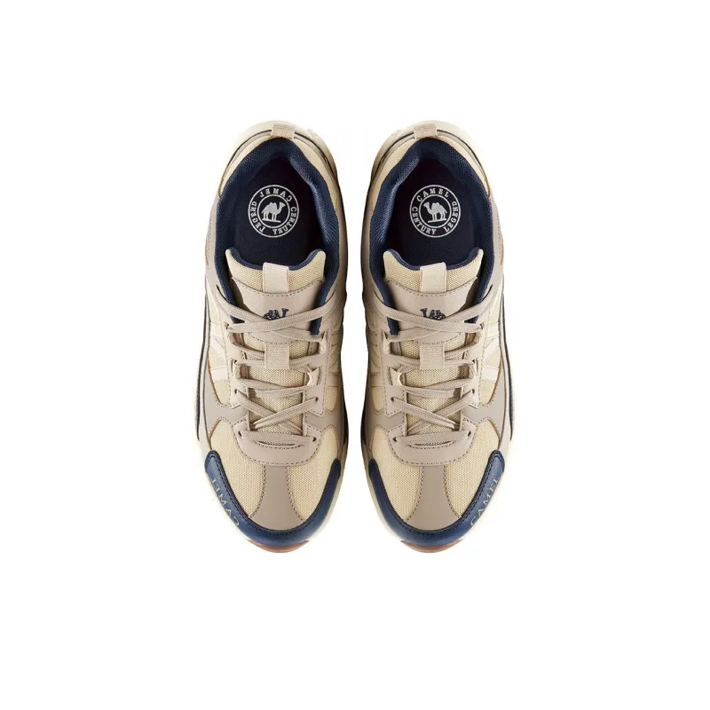CAMEL Panlong 2.0 Transparent Mesh Low Top Outdoor Shoes Men's Khaki Blue-2