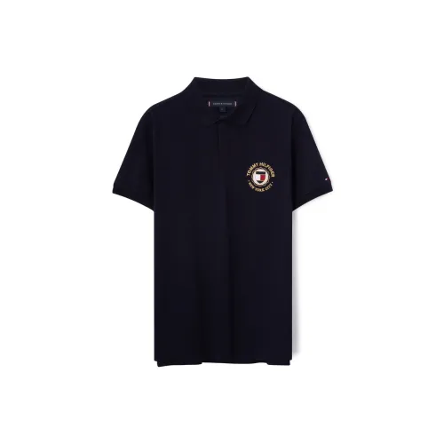 Tommy Hilfiger Polo Shirts Men Navy Blue