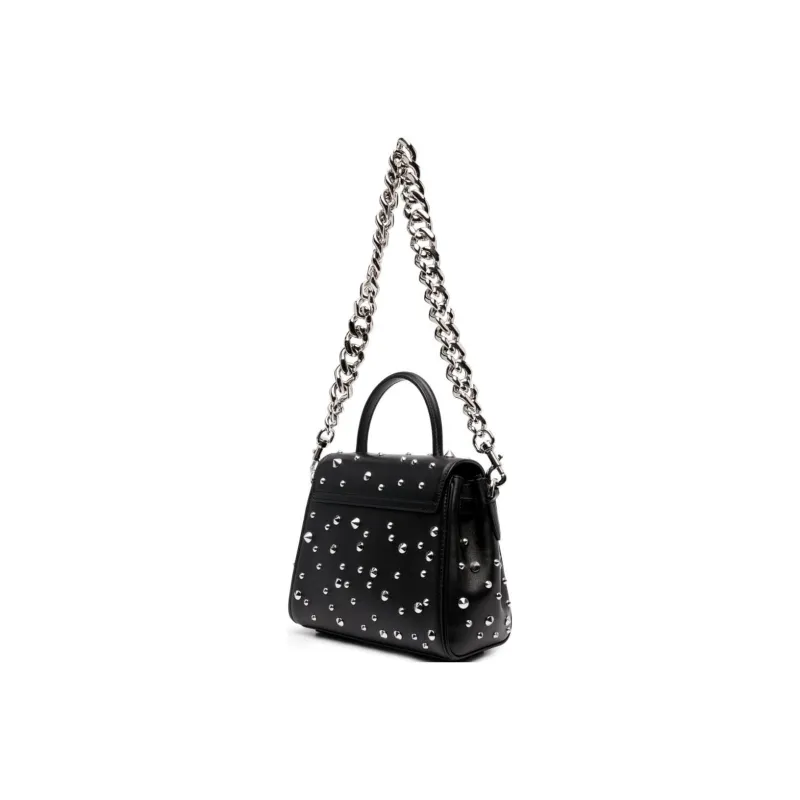 VERSACE Small La Medusa Studded Top-handle Bag-1
