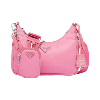 PRADA 2005 Shoulder Bag Begonia Pink