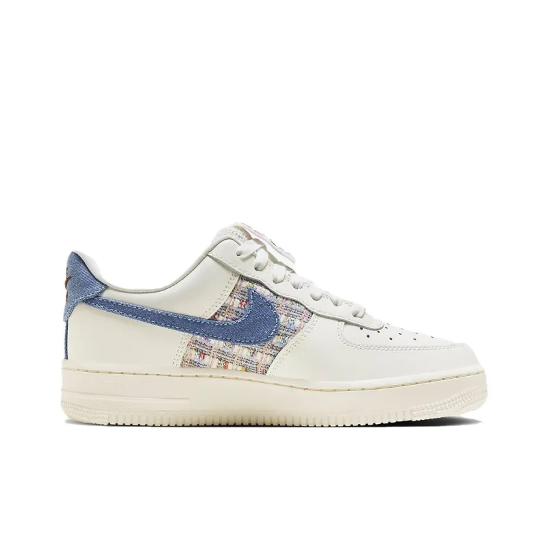 Nike Air Force 1 Low '07 Lx Denim Swoosh Boucle Women's-1