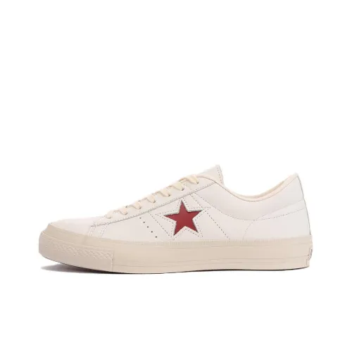 Converse One Star J Eb Leather 'White Crimson Red'
