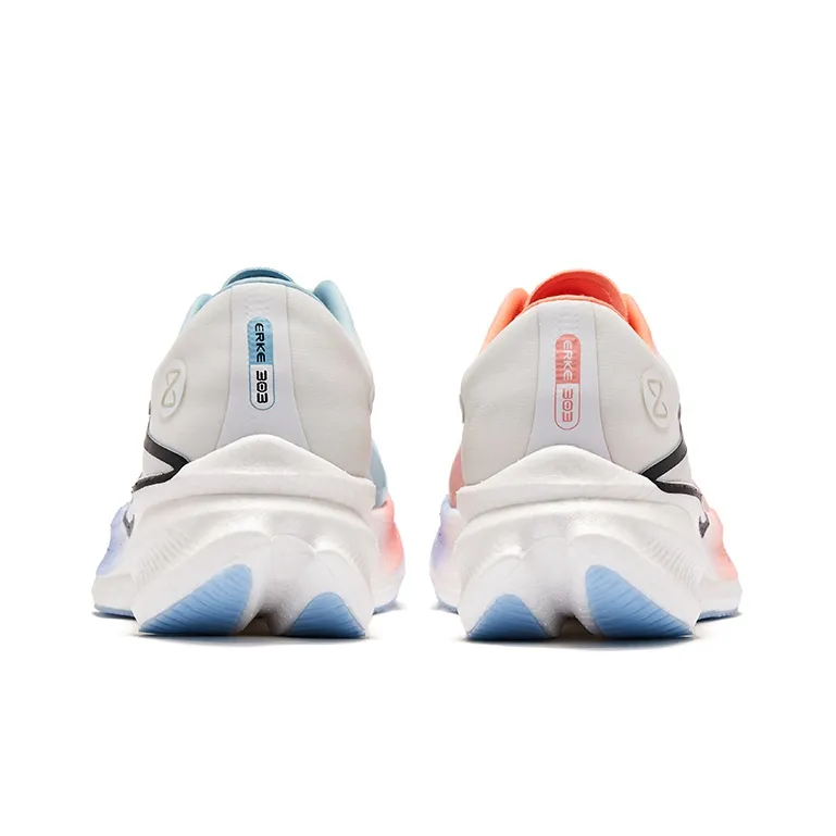 Erke Zhijing 1.0 Cushioned Slip Resistant Abrasion Resistant Low Top Marathon Running Shoes Men's Mismatched-4