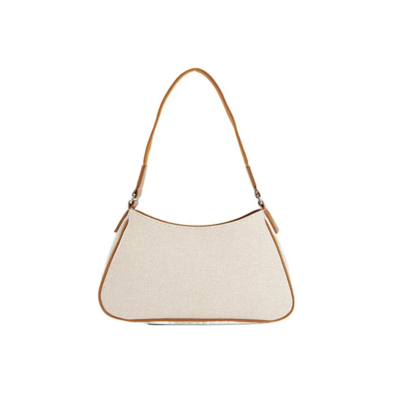 FILA FUSION PU Textile Crossbody Bag Shoulder Bag Women's Quinoa Khaki-2