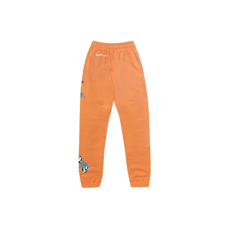 Chrome Hearts Knitted Sweatpants Men Orange-1