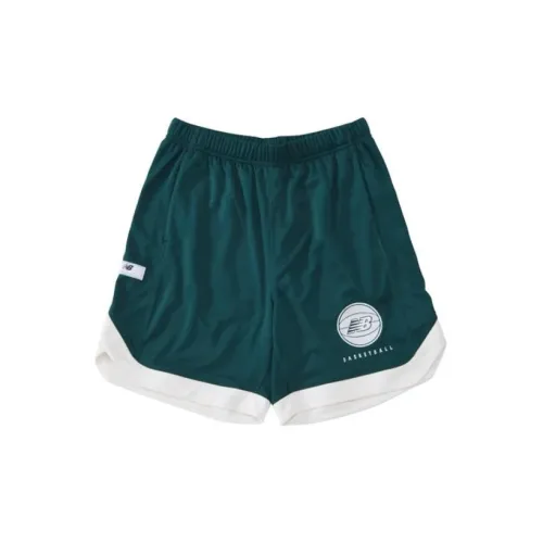 New Balance Dimple Mesh Line Casual Shorts Men Dark Green