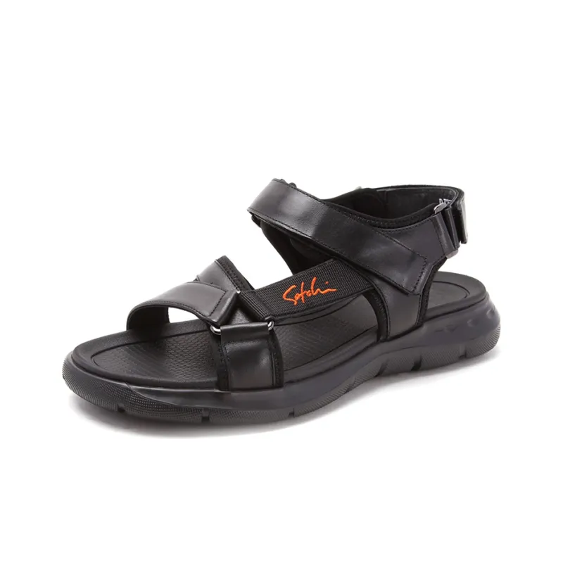 Satchi Stylish Sandals Men's Black-1