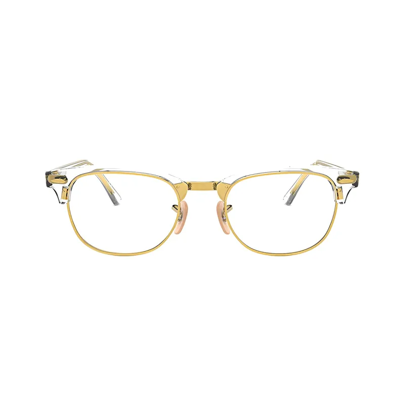 RayBan Eyeglass Frames Unisex Gold-1