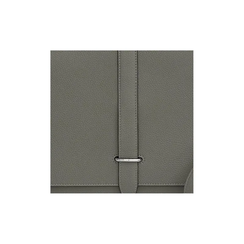 HERMES Steve Light Junior Togo Calfskin Messenger Bag Shoulder Bag Crossbody Bag Regular Men's 0LGrismeyer Cumulus Gray-4
