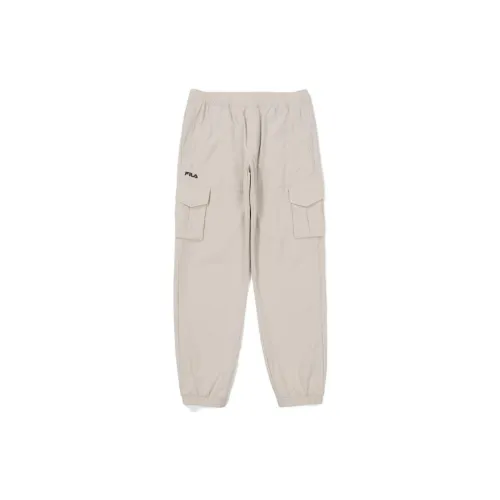 FILA Knitted Sweatpants Unisex Beige