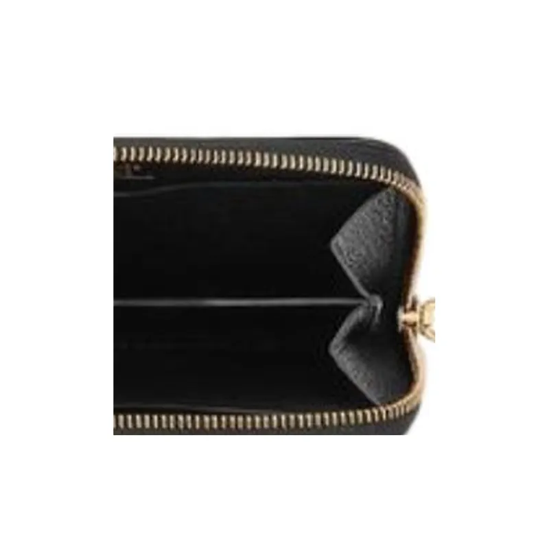 HERMES Evergrain Calfskin Card Holder Wallet Men's 89 Noir Black-2