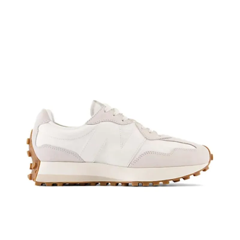 New Balance 327 White Beige Gum Women's-1