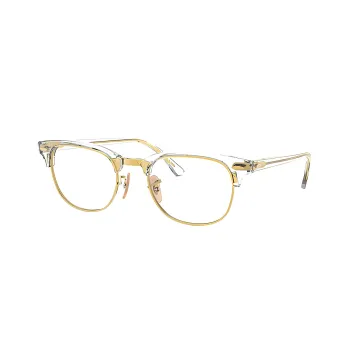 RayBan Eyeglass Frames Unisex Gold