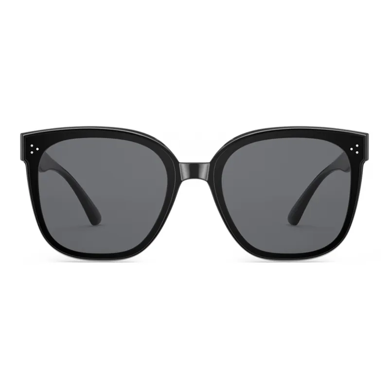 PARZIN Plate Frame EMS Square Sunglasses Unisex-1