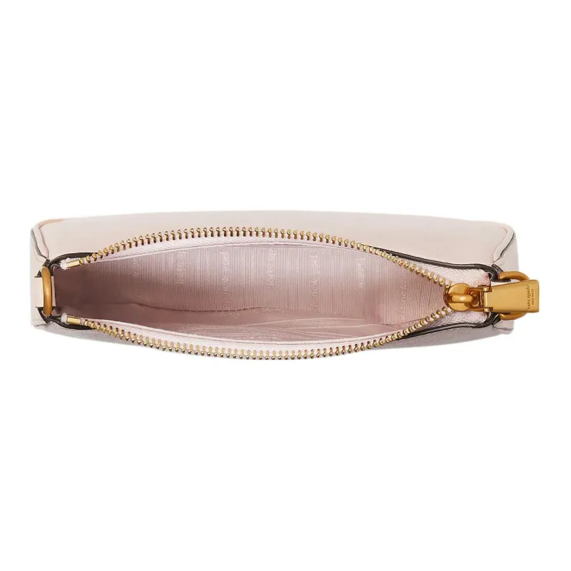 Kate Spade Patent Leather With Cross Grain Leather Combo Bag, Shoulder Bag, Crossbody Bag Regular Women's Pink-5