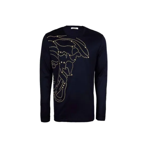 VERSACE Sweaters Men Dark Blue