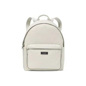 Kate Spade Sam Recycled Nylon Backpack Large Size Women's Ivory Gray