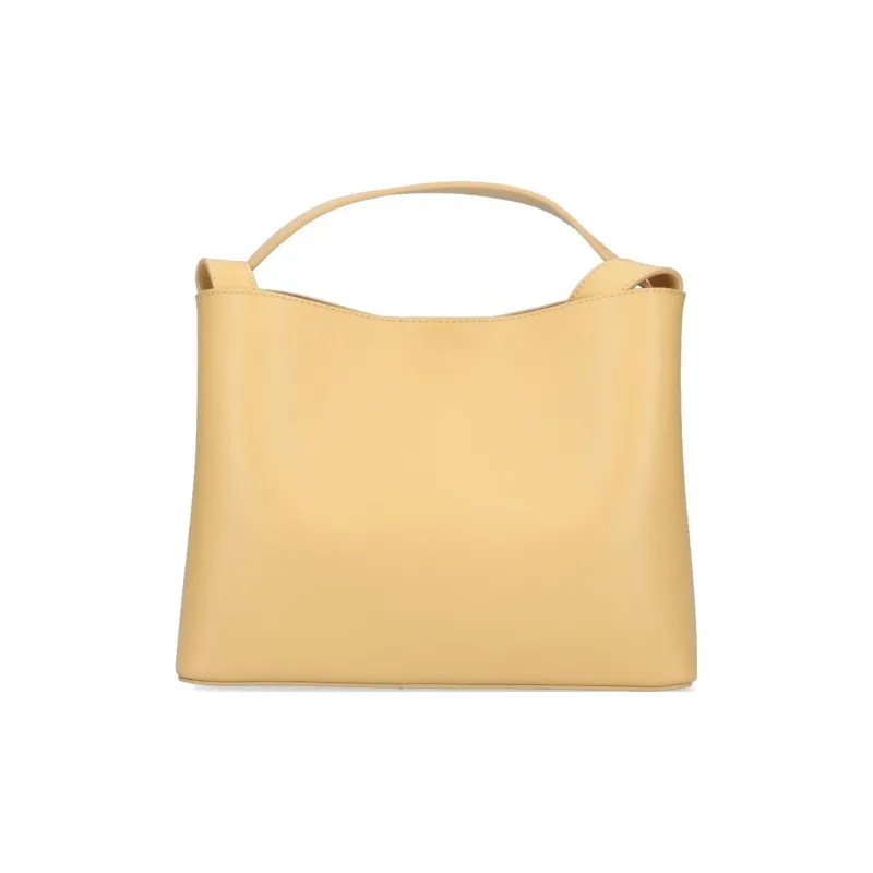 Balenciaga Smooth Calf Leather Shoulder Bag Crossbody Bag Handbag Mini Women's Cream-2