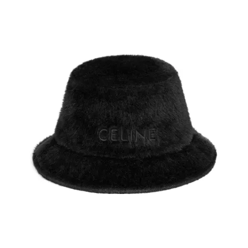 CELINE Bucket Hats Unisex Black