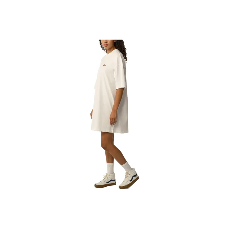 Dickies Short-Sleeved Dresses Women's White-2