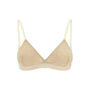 Marine Serre Flocked Mesh Bra