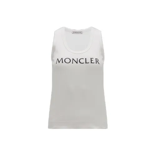 Moncler Tank Tops Women's Raw White