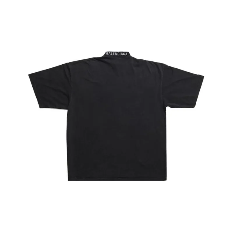 Balenciaga SS23 T Shirt Loose Fit Style Unisex Black-2