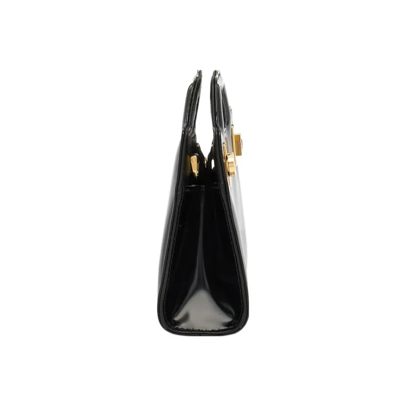 FERRAGAMO Cow Leather Shoulder Bag Crossbody Bag Handbag Extra Mini Women's Black-1