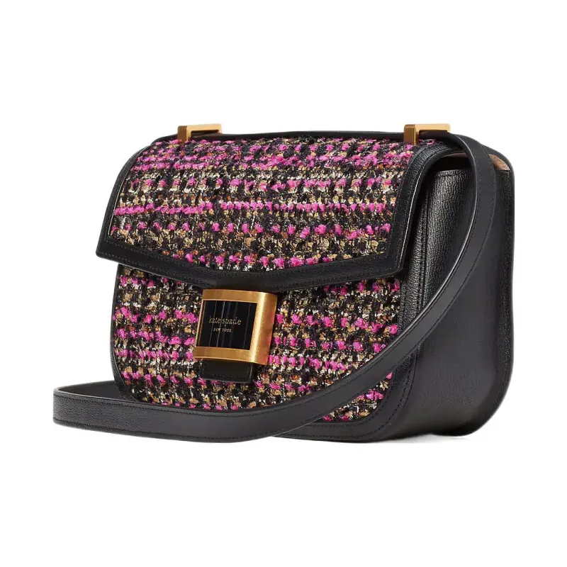 Kate Spade Katy Leather Messenger Bag Handbags Shoulder Bags Women's Pink-1