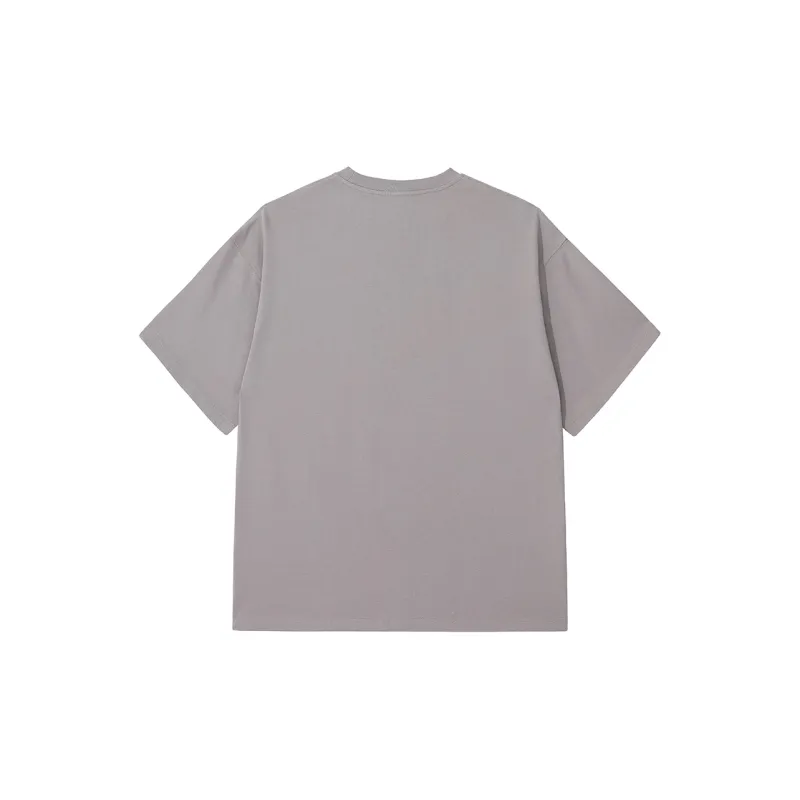 MATCHA STORY College Series T-Shirts Unisex Gray-1
