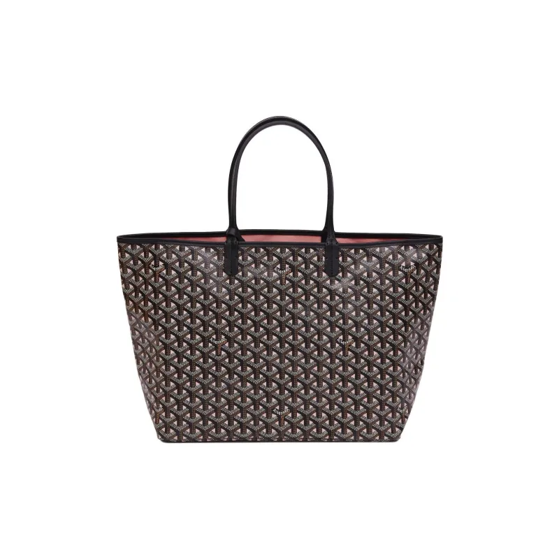 GOYARD Saint Louis Claire-Voie Canvas With Calfskin Combo Bag Tote Bag Shopping Bag Shoulder Bag Handbag Women's Pink-0