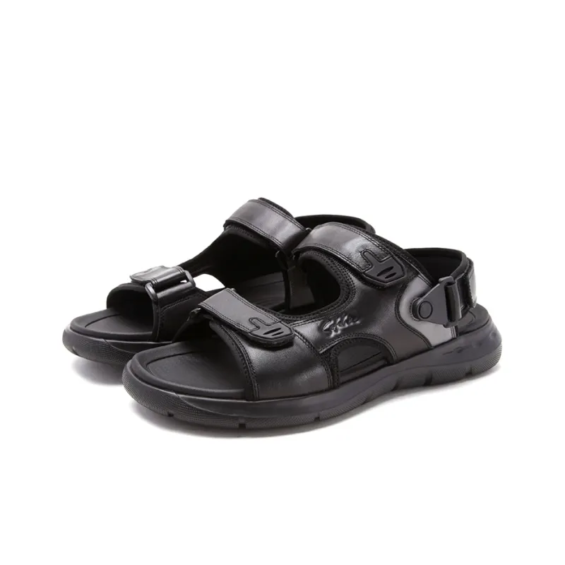 Satchi Beach Sandals Men Black-2
