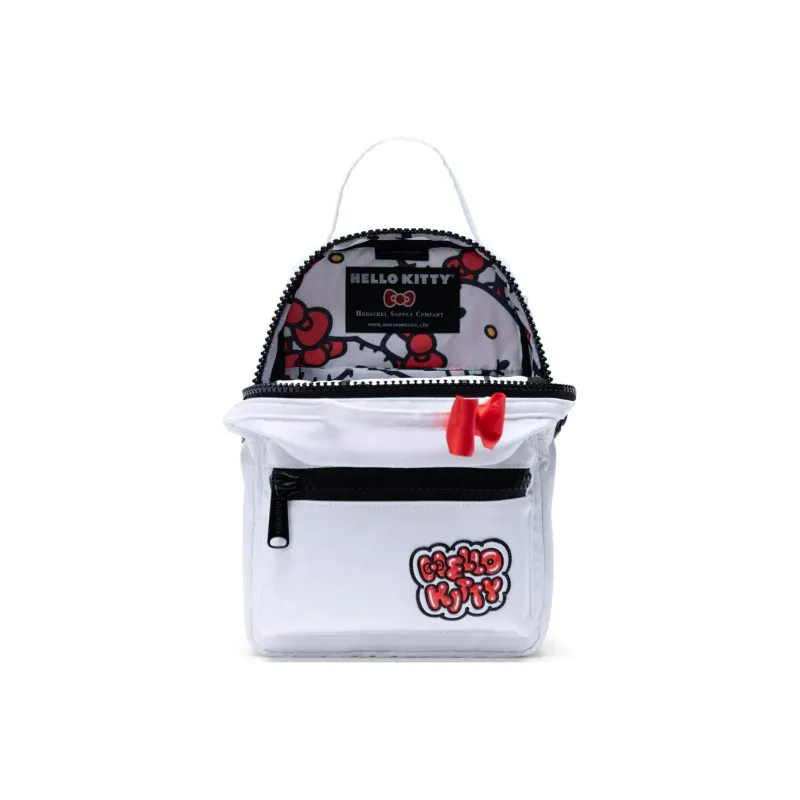 Herschel X Hello Kitty Collaboration Polyester Backpack Mini Women's White-3