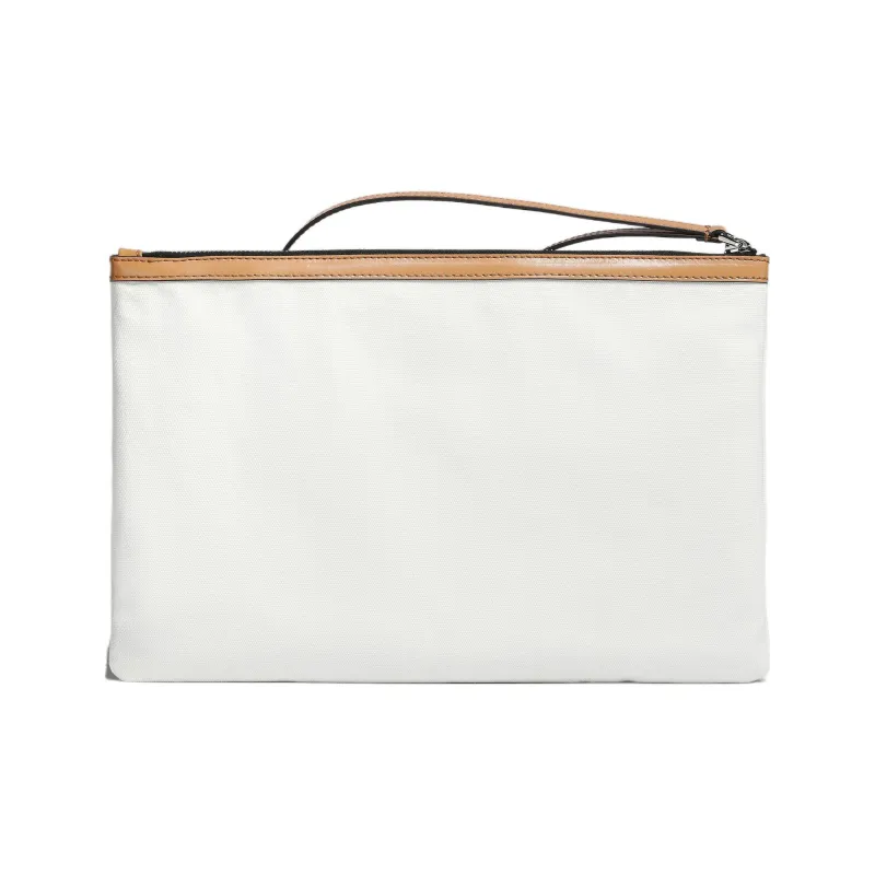 MARNI No Vacancy Inn Collaboration Canvas Bag Clutch Men's White-1