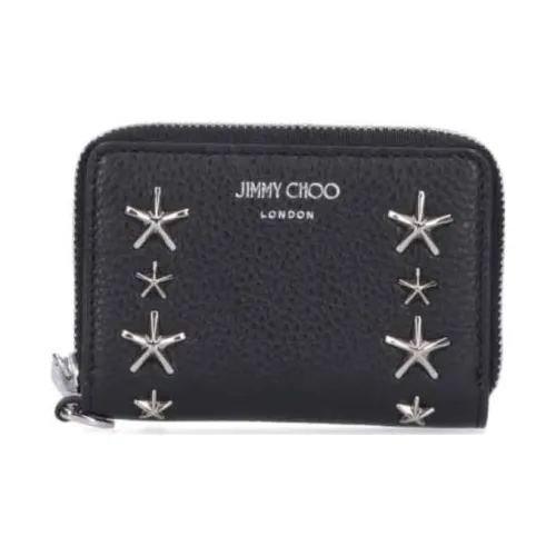 Jimmy Choo Leather Wallet Men's Black