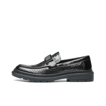 ST&SAT Dress Shoes Men Low Top Black