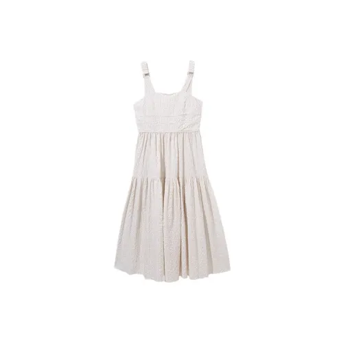 Broadcast Sleeveless Dresses Women's Off White