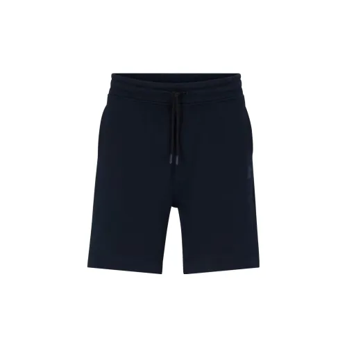 HUGO BOSS Casual Shorts Men Dark Blue