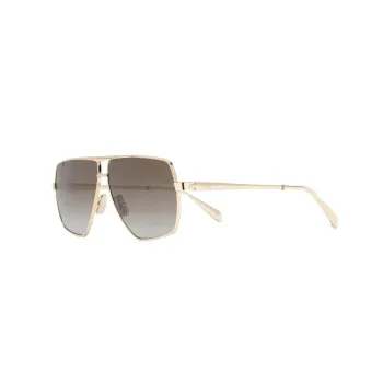 CELINE Sunglasses Women's Gold