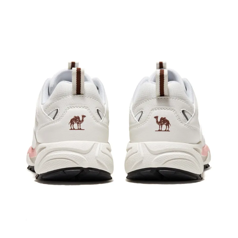 CAMEL Panlong 2.0 Mesh Waterproof Low Top Casual Shoes Women's White Pink Black-3