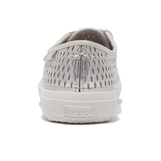 SUPERGA Low-Top Skateboard Shoes Women's Silver-4