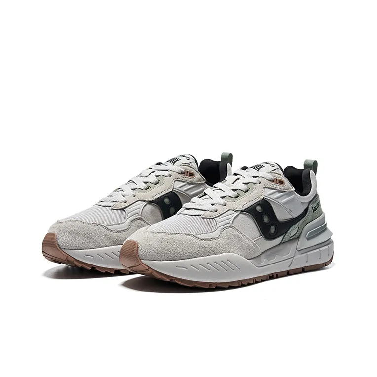 Saucony Shadow 5000 Running Shoes Unisex Low Top Light Black Gray-2