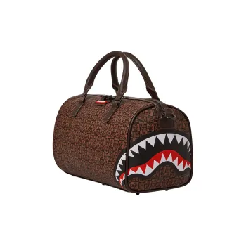 SPRAYGROUND PVC Sneaker Bag, One Shoulder Handbag Medium Size Unisex Brown