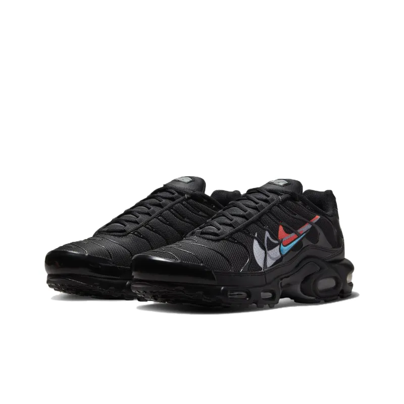 Nike Air Max Plus Multi Swoosh Black Crimson-2